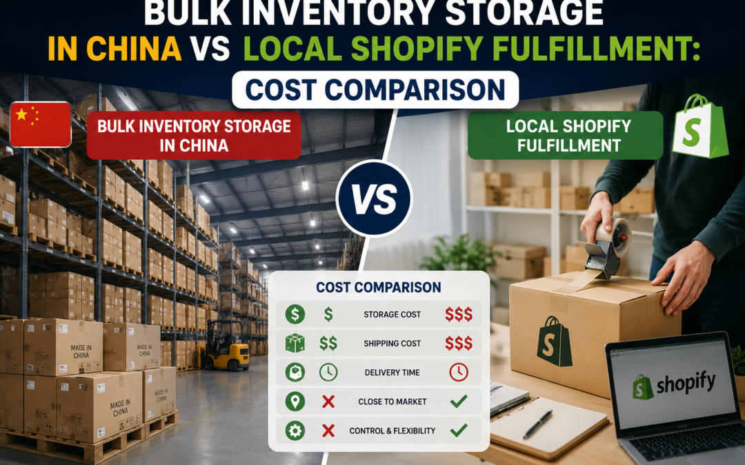 Bulk Inventory Storage in China vs Local Shopify Fulfillment Cost Comparison