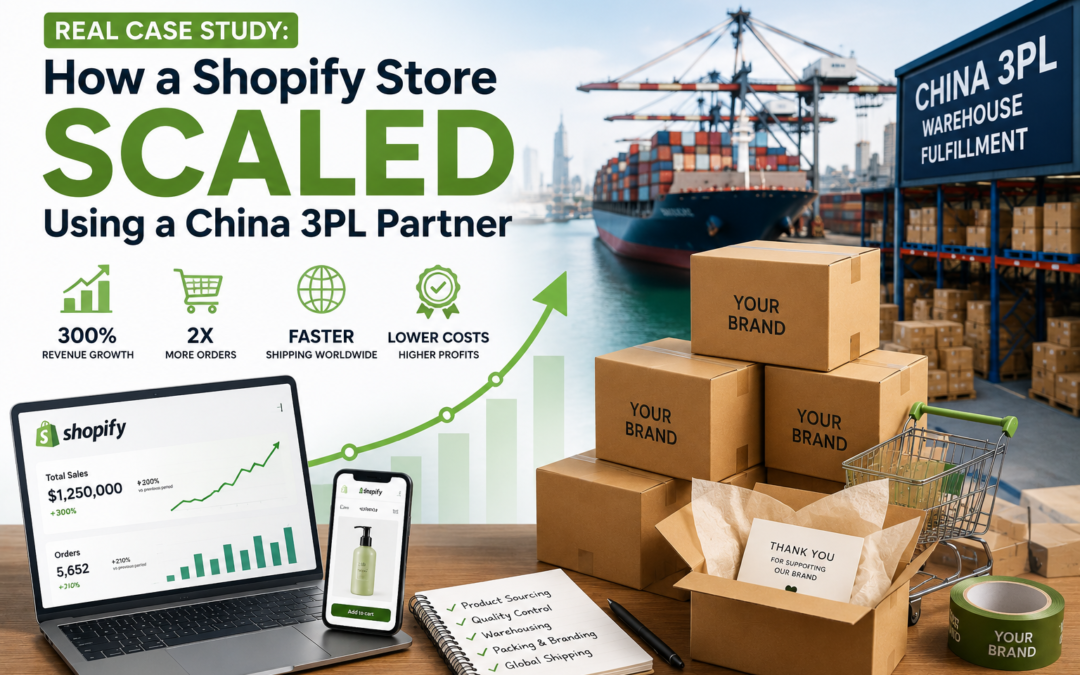 Shopify store scaling with China 3PL fulfillment partner case study