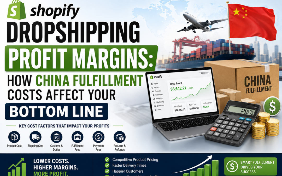 Shopify Dropshipping Profit Margins: How China Fulfillment Costs Affect Your Bottom Line