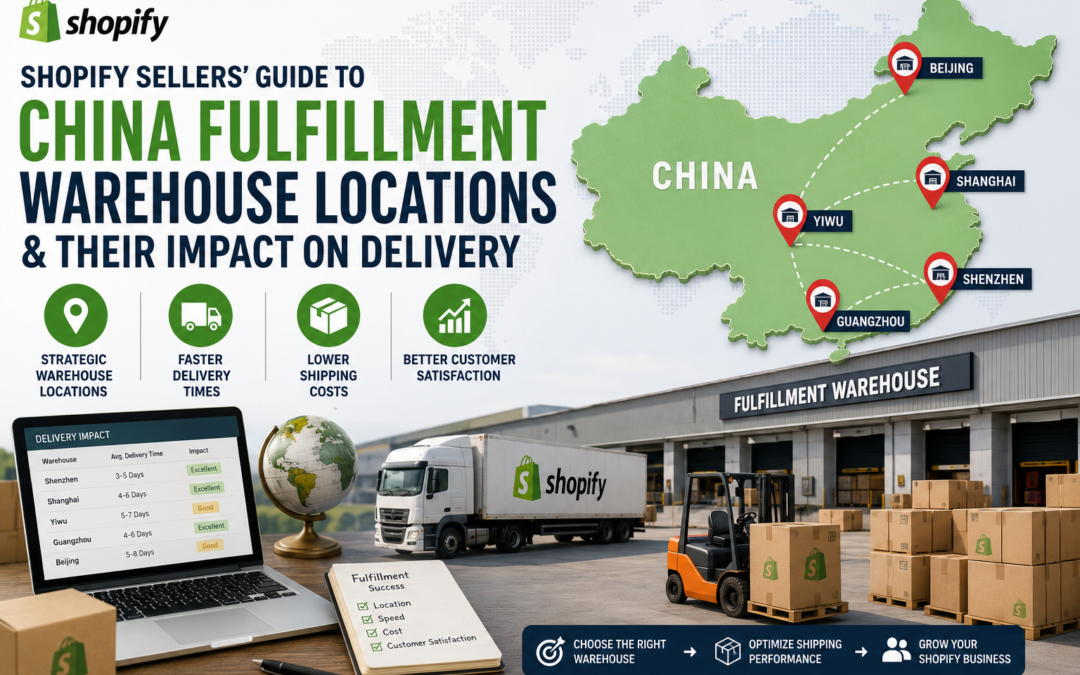 Shopify Sellers’ Guide to China Fulfillment Warehouse Locations & Their Impact on Delivery