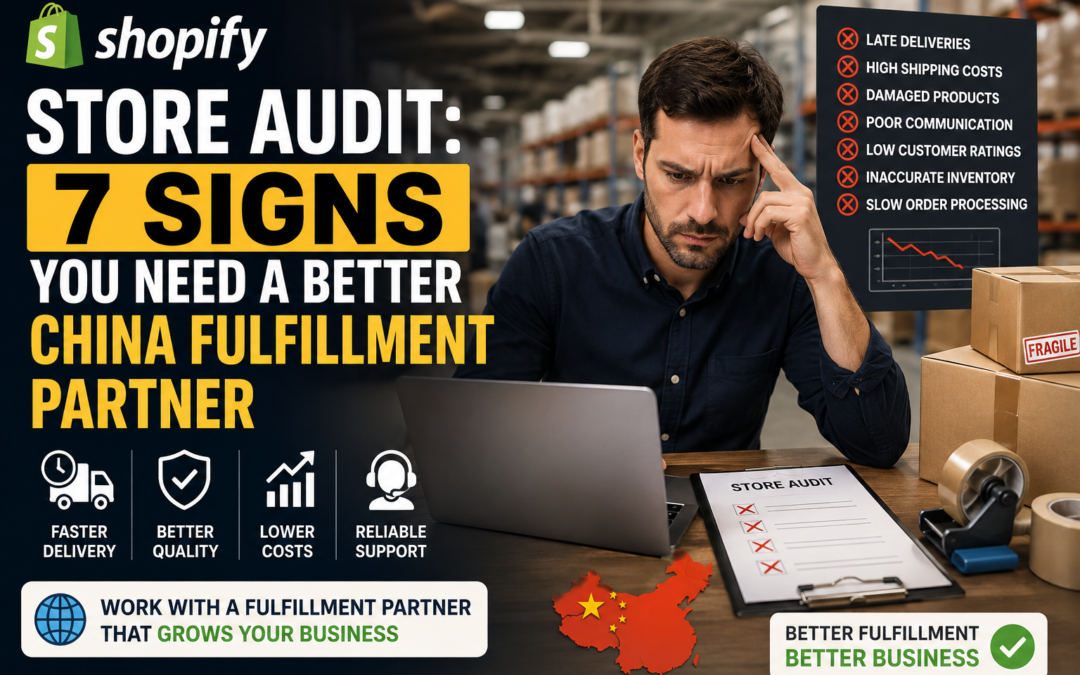 Shopify Store Audit: 7 Signs You Need a Better China Fulfillment Partner