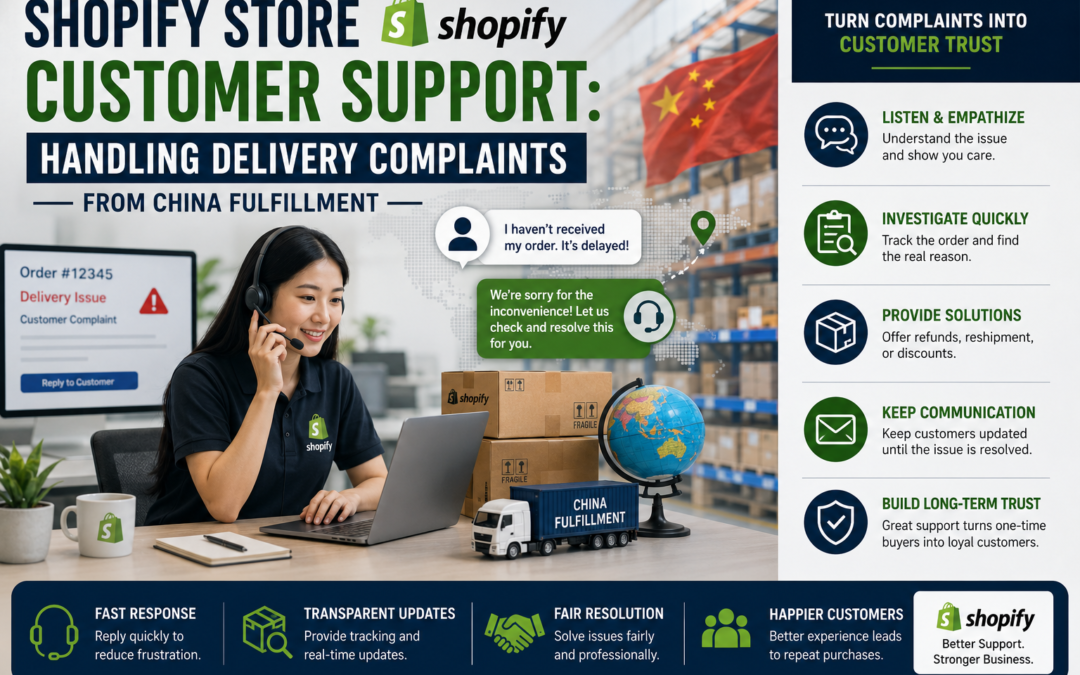 Shopify Store Customer Support: Handling Delivery Complaints from China Fulfillment