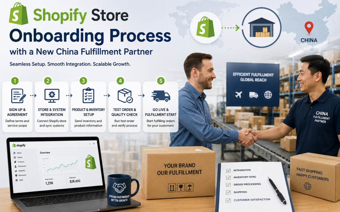 Shopify Store Onboarding Process with a New China Fulfillment Partner