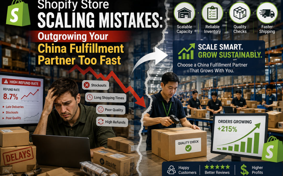 Shopify Store Scaling Mistakes: Outgrowing Your China Fulfillment Partner Too Fast